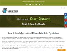Tablet Screenshot of greatsystems.com